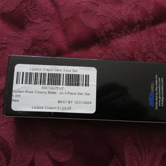 Golden Rose 3PK Lipstick Crayon Set NIB - Picture 3 of 7